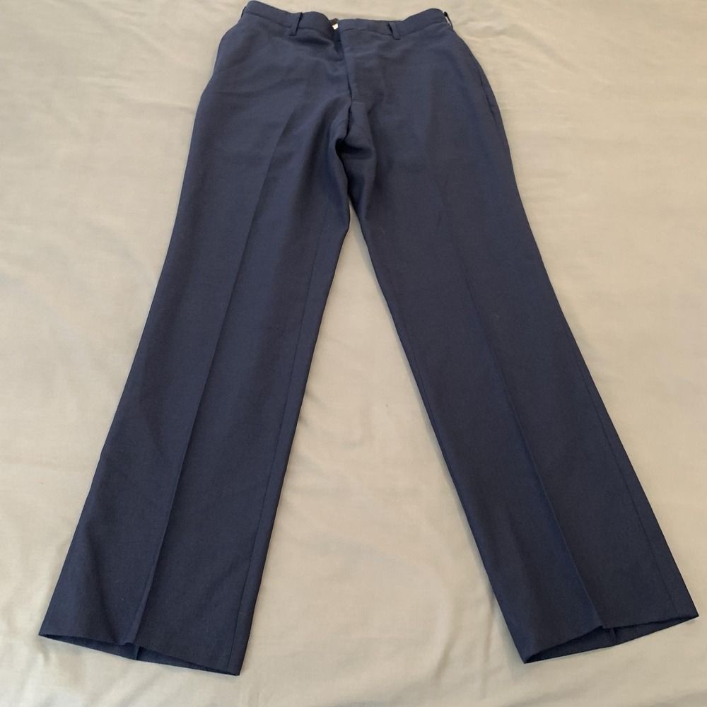 Tennessee Apparel Corp Pants Mens 31x30 Blue Poly Wool AF Dress‎ Uniform USAF